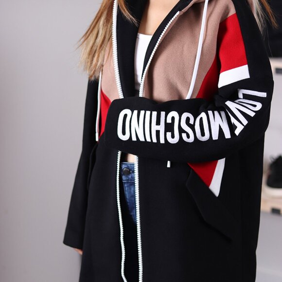 NWT - Love Moschino Coloblocked Logo Jacket - Red🧥✨ - Picture 8 of 8